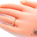 Yellow Gold Round Cut Channel Diamond Ring 24964 - Image 7