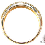 Yellow Gold Round Cut Prong Diamond Ring Set 24825 - Image 13
