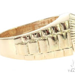 Yellow Gold Timepiece Solitaire Ring 65067 - Image 4