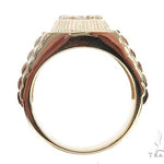 Yellow Gold Timepiece Solitaire Ring 65067 - Image 6