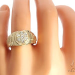 Yellow Gold Timepiece Solitaire Ring 65067 - Image 7