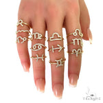 Zodiac Sign Diamond Ring 69717 - Image 7