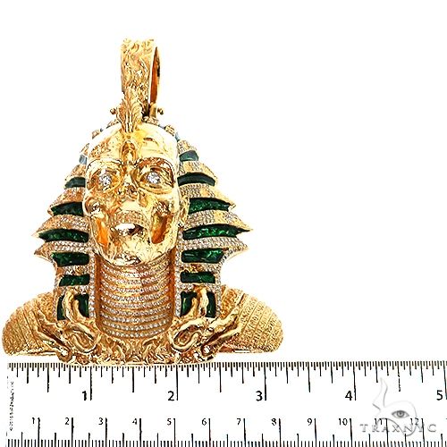 Zombie Skeleton Pharaoh Head Pendant 68805 - Image 6