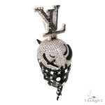 Glow in The Dark Skellington Diamond Pendant 67777 - Image 2