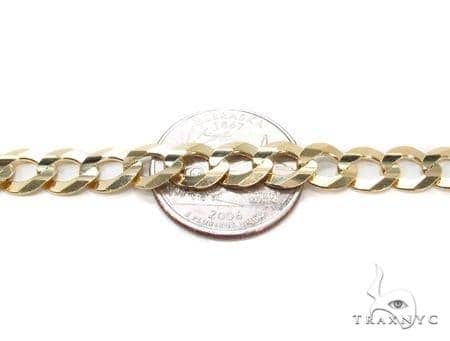 Mens 10k Solid Yellow Gold Cuban/curb Chain 26 Inches 9.3mm   47212 - Image 3