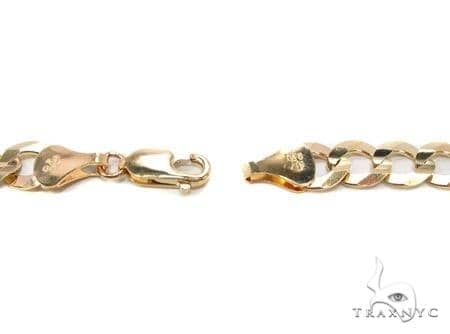 Mens 10k Solid Yellow Gold Cuban/curb Chain 26 Inches 9.3mm   47212 - Image 4