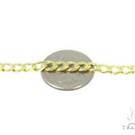 Mens 10k Solid Yellow Gold Curb Chain 28 Inches 7.2mm   47284 - Image 3