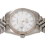 Rolex Datejust 36mm 116234 White Dial w/Red Cyclops Jubilee Bracelet ULTRA RARE 69723 - Image 3