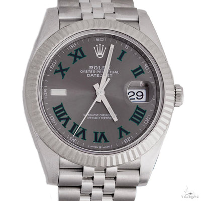 Rolex Datejust 41mm 126334 Wimbledon Dial Jubilee Bracelet BOX & PAPERS 2021 69727 - Image 1