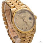 Rolex Day-Date 36mm 18238 Champagne Stick Dial President Bracelet 69733 - Image 2