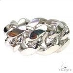 .925 Silver 12-15mm Miami Cuban Link Ring 67414 - Image 1