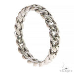 .925 Silver 4-5mm Miami Cuban Link Ring 67412 - Image 2