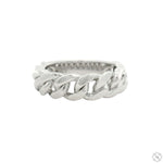 .925 Silver 6mm Miami Cuban Link Ring 70693 - Image 1