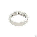 .925 Silver 6mm Miami Cuban Link Ring 70693 - Image 5