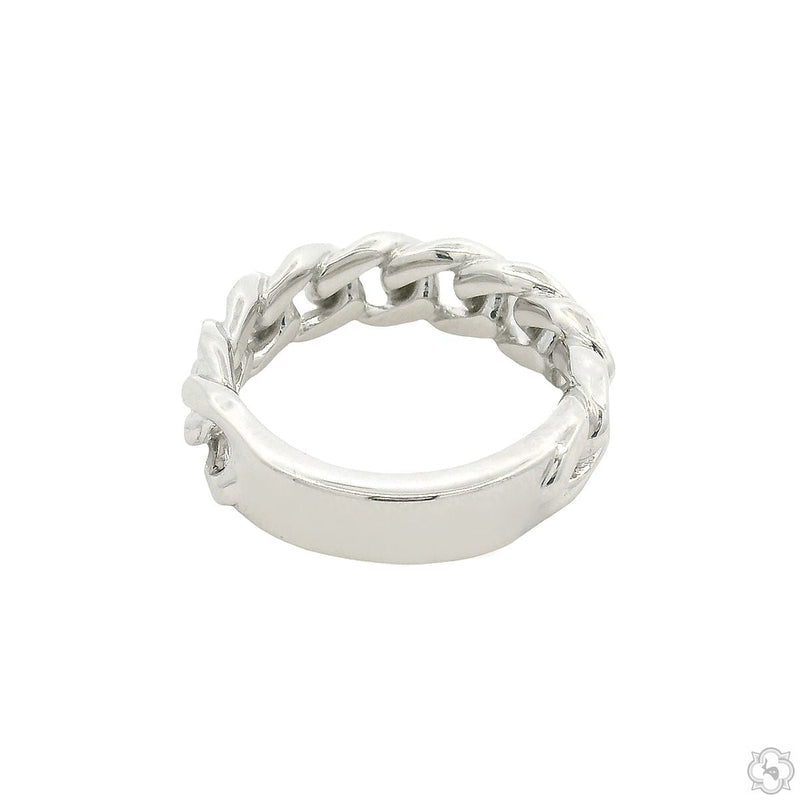 .925 Silver 6mm Miami Cuban Link Ring 70693 - Image 5