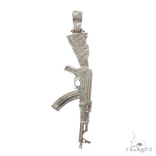 .925 Silver Ak 47 Pendant 69868 - Image 3