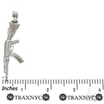 .925 Silver Ak 47 Pendant 69868 - Image 5