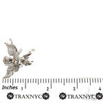 .925 Silver Baby Angel With Ak Gun Pendant Set 69799 - Image 7