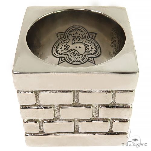 .925 Silver Brick City Ring 68722 - Image 3