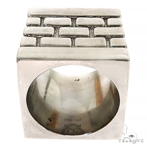 .925 Silver Brick City Ring 68722 - Image 4