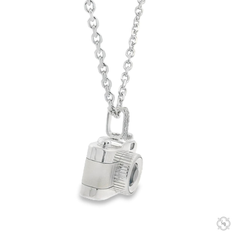 .925 Silver Camera Pendant Set 70809 - Image 3