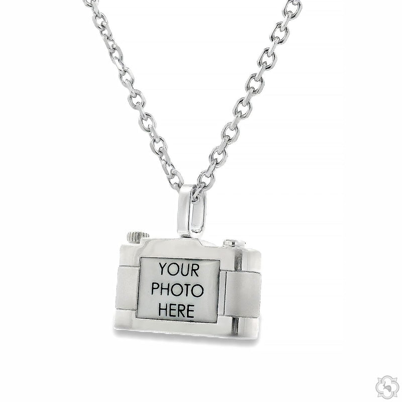 .925 Silver Camera Pendant Set 70809 - Image 4