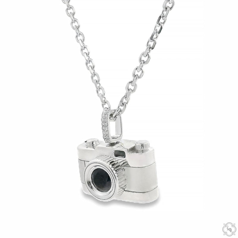 .925 Silver Camera Pendant Set 70809 - Image 5