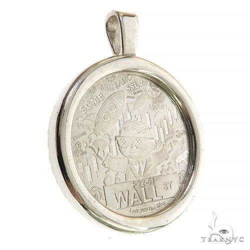 .925 Silver Coin Pendant 68525 - Image 2
