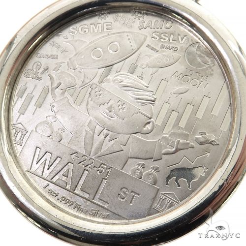 .925 Silver Coin Pendant 68525 - Image 3