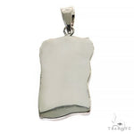 .925 Silver Diamond Small Jesus Pendant 67434 - Image 5