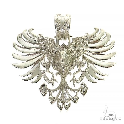 .925 Silver Vulture Pendant 68740 - Image 1