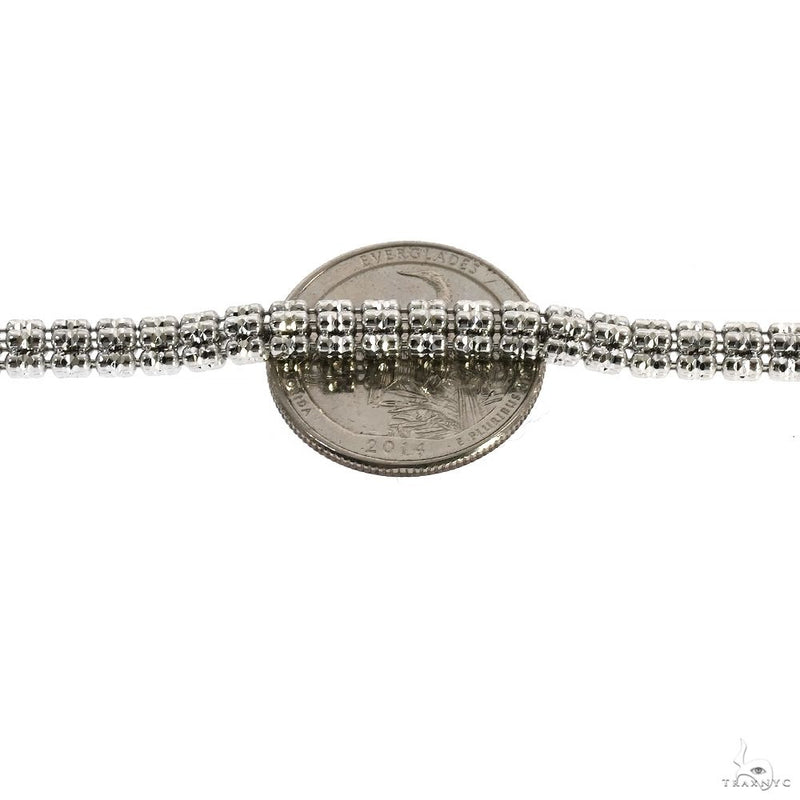 .925 Silver Iced Link Chain 5mm 18 Inches 70103 - Image 6