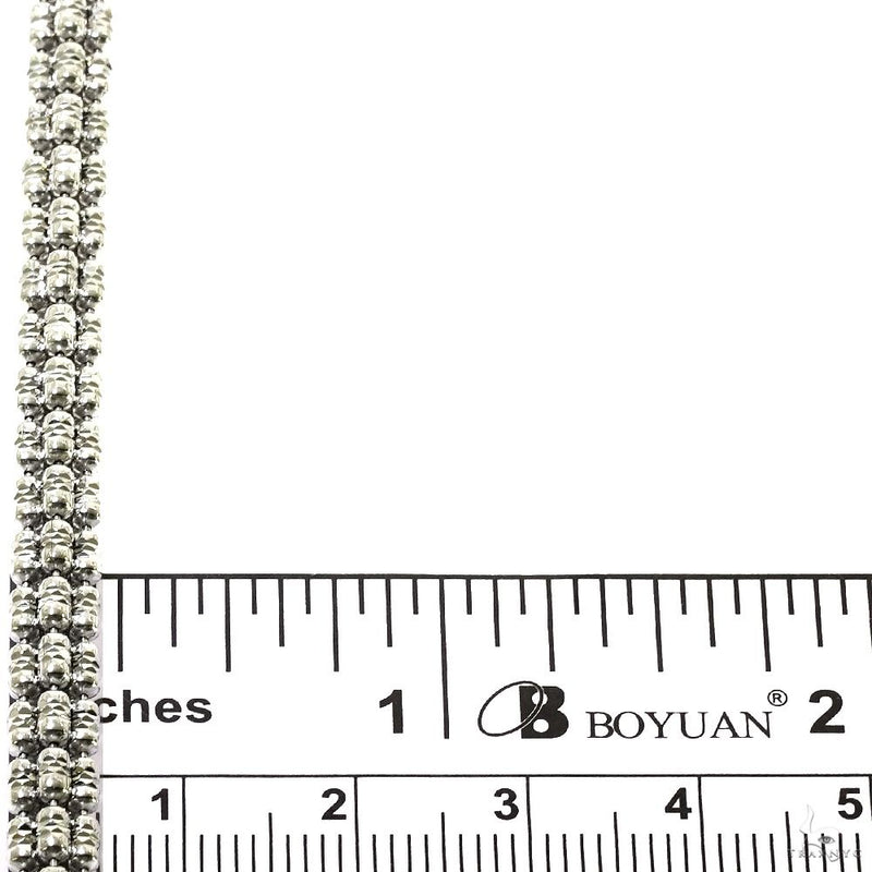 .925 Silver Iced Link Chain 5mm 18 Inches 70103 - Image 7