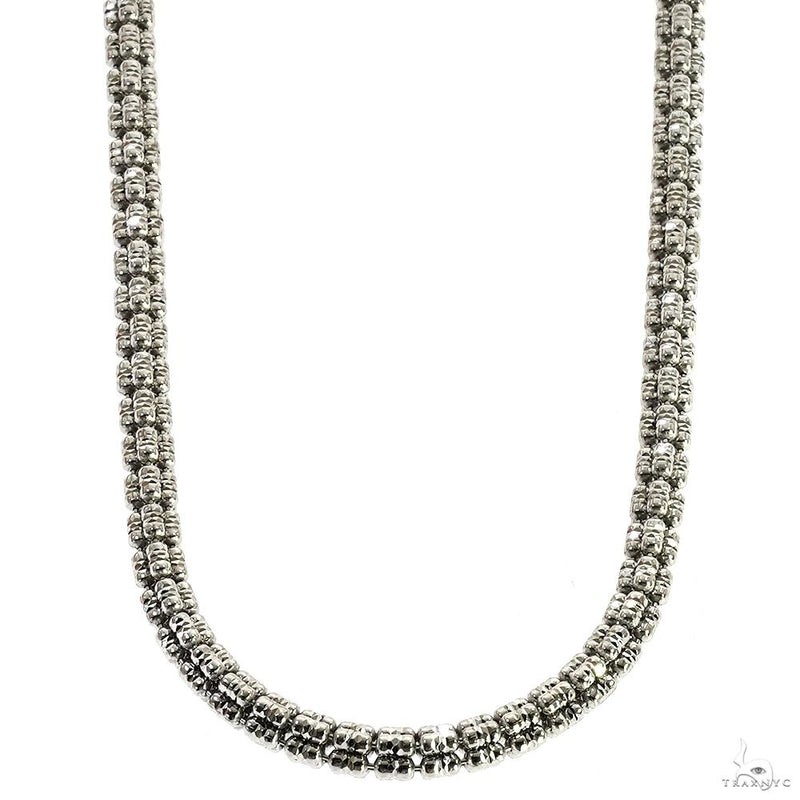 .925 Silver Iced Link Chain 5mm 20 Inches 70102 - Image 1