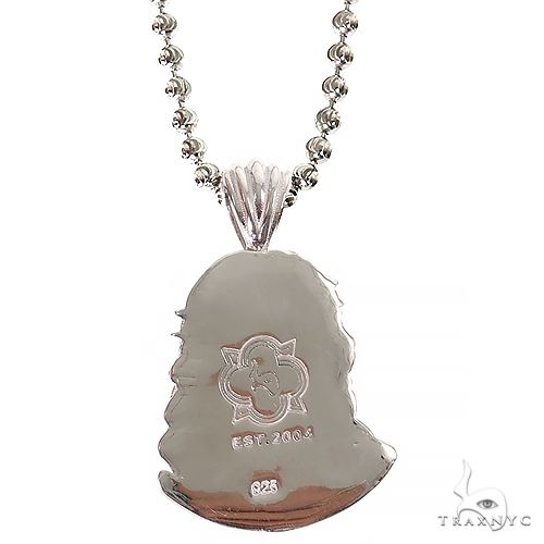 .925 Silver Jesus Pendant Set 69930 - Image 4