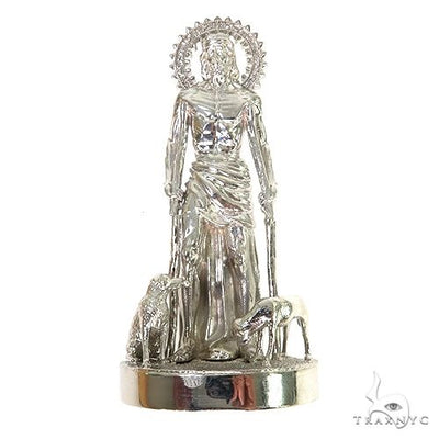 .925 Silver Large St. Lazarus Pendant 67744 - Image 1