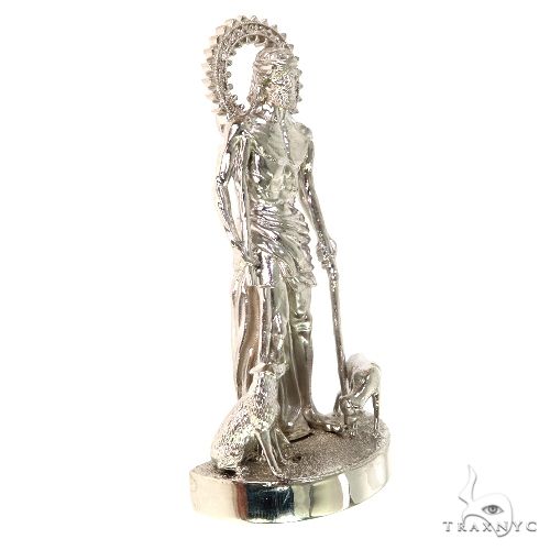 .925 Silver Large St. Lazarus Pendant 67744 - Image 2
