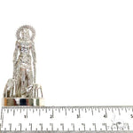 .925 Silver Large St. Lazarus Pendant 67744 - Image 5