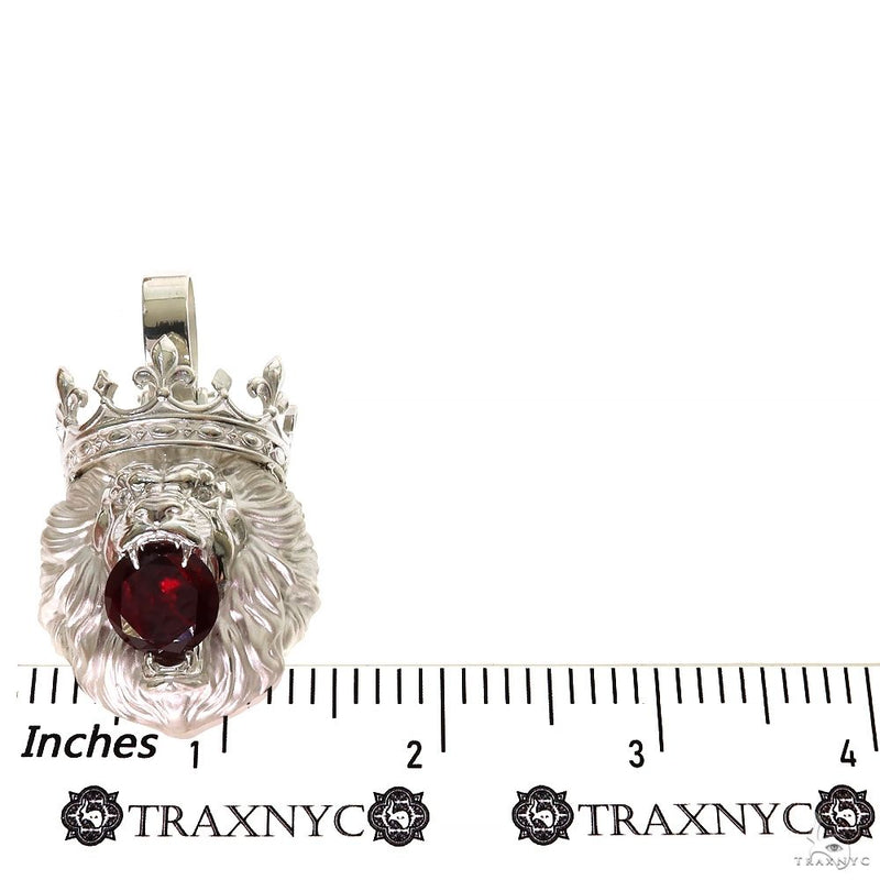 .925 Silver Lion Pendant 69895 - Image 6