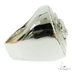 .925 Silver Medusa Diamond Ring 67732 - Image 3