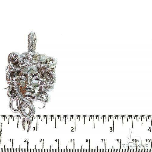 .925 Silver Medusa Pendant 68164 - Image 5