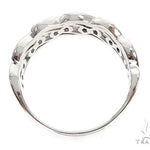 .925 Silver Miami Cuban Link Diamond Ring 67428 - Image 5