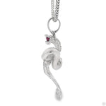 .925 Silver Mini 3D Dragon Pendant Set 70184 - Image 3