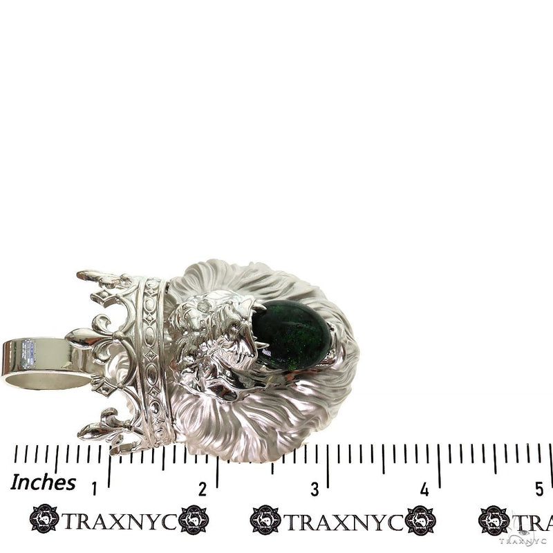 .925 Silver Opal  Lion Pendant 69894 - Image 7