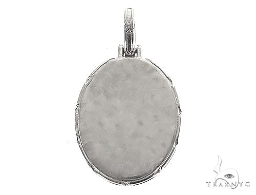 .925 Silver Oval Special Edition Photo Pendant Engraved Frame 66650 - Image 3