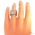 .925 Silver Pyramid Diamond Ring 67419 - Image 6