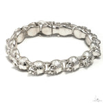 .925 Silver LAB Skull Bracelet 69757 - Image 1