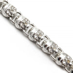 .925 Silver LAB Skull Bracelet 69757 - Image 3