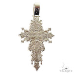 .925 Silver Sovereign's Halo Amethyst Cross pendant 69516 - Image 4