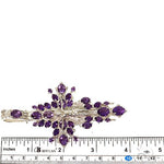 .925 Silver Sovereign's Halo Amethyst Cross pendant 69516 - Image 6